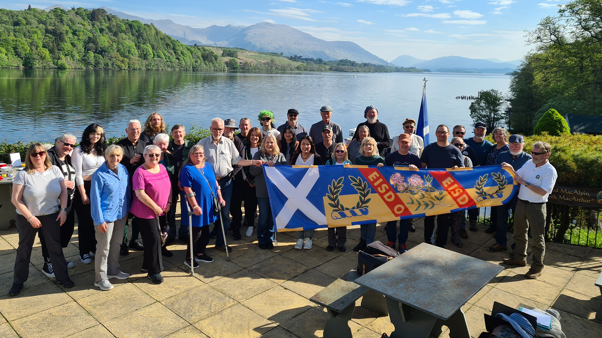 MacArthurs at the 2024 International Clan Gathering at Portsonnachan, Scotland